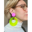 CLOE MM Jaune et rose - Francine BRAMLI Paris