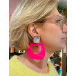 LUCIE Rose fluo MM - Francine BRAMLI Paris