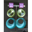 ISAE LG rose, jaune, turquoise - Francine BRAMLI Paris