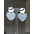 LOVE coeur S pailleté gris - Francine BRAMLI Paris