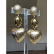 LOVE coeur doré lg - Francine BRAMLI Paris
