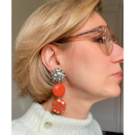 SOLEIL orange - FRANCINE BRAMLI Paris