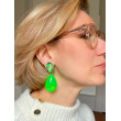 CUVA Verte Cabochon moiré - FRANCINE BRAMLI Paris