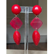 COEUR Galuchat rouge - Francine BRAMLI Paris