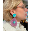 FLEUR rose & bleue - Francine BRAMLI Paris