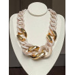 KEN Maillons Beige & doré - FRANCINE BRAMLI Paris collier