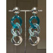 KARINA Maillons bleus & argent - Francine BRAMLI Paris