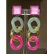 KEREN Maillons Vert, jaune, rose - Francine BRAMLI Paris