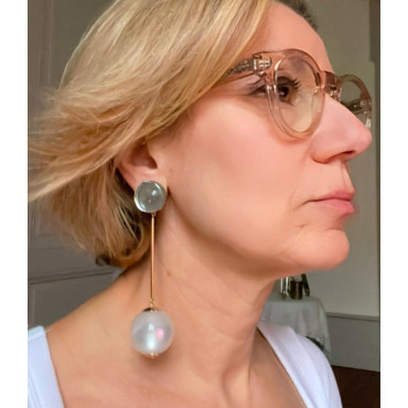 BEYONCE blanc translucide - Francine BRAMLI Paris