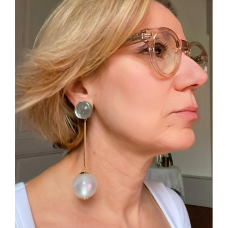 BEYONCE blanc translucide - Francine BRAMLI Paris