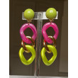 KEREN Maillons rose/doré/vert - Francine BRAMLI Paris