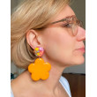 CAPUCINE Moutarde Cabochon multicolore - Francine BRAMLI Paris