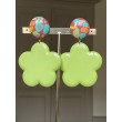 CAPUCINE Verte Cabochon multicolore - Francine BRAMLI Paris