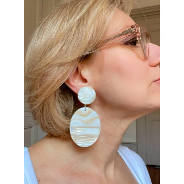 NORA ALBA Ivoire/beige - Francine BRAMLI Paris