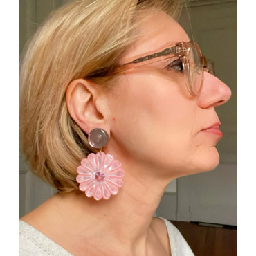 PENSEE S rose - Francine BRAMLI Paris