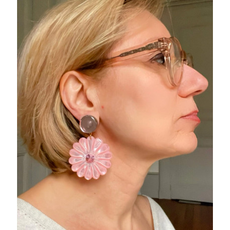 PENSEE S rose - Francine BRAMLI Paris