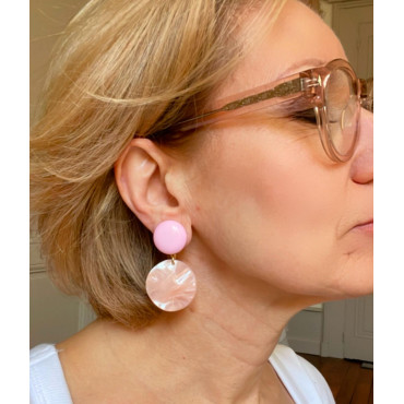 VENUS XS rose marbré - Francine BRAMLI Paris
